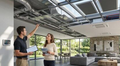 سیستم سرمایشی و گرمایشی سقفی